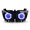 063 Angel Blue Demon Eyes Headlight Yamaha Fz1 Fz1S 2006